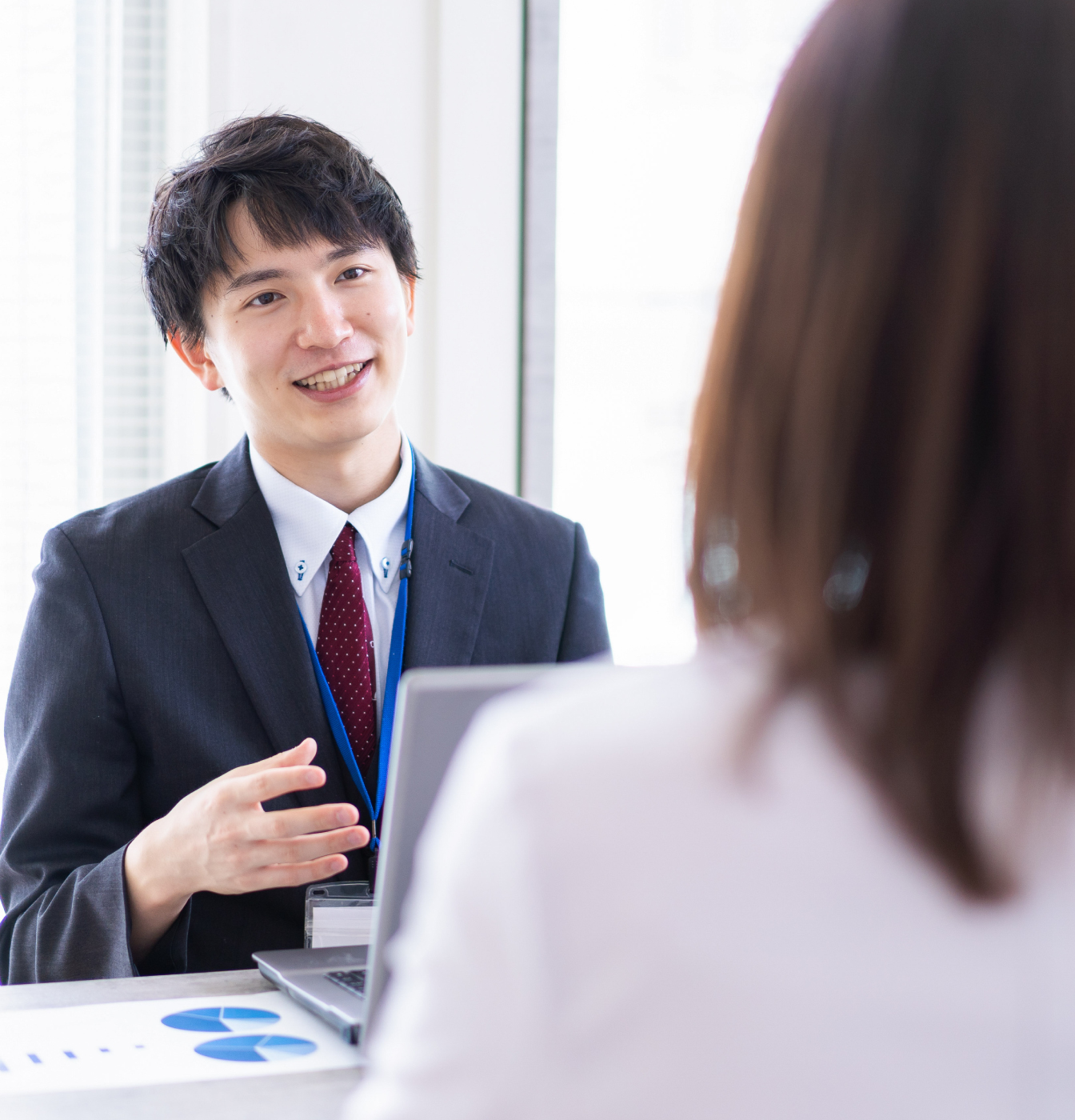 専任の担当者がヒアリング・お仕事のご紹介